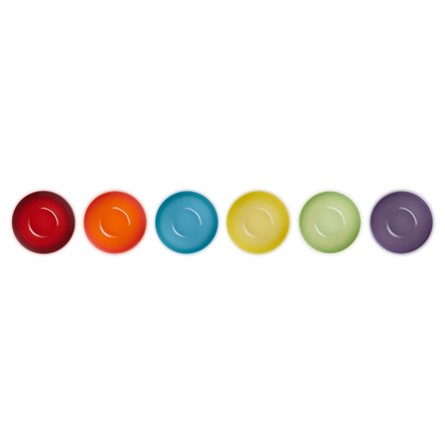 additioanl image for  Le Creuset 6 Dessert Bowl Rainbow 330 ml 