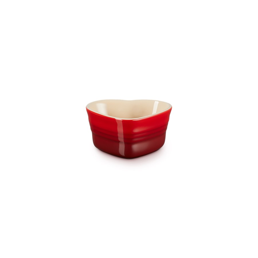 additioanl image for  Le Creuset Heart Shaped Ramekin Cerise 