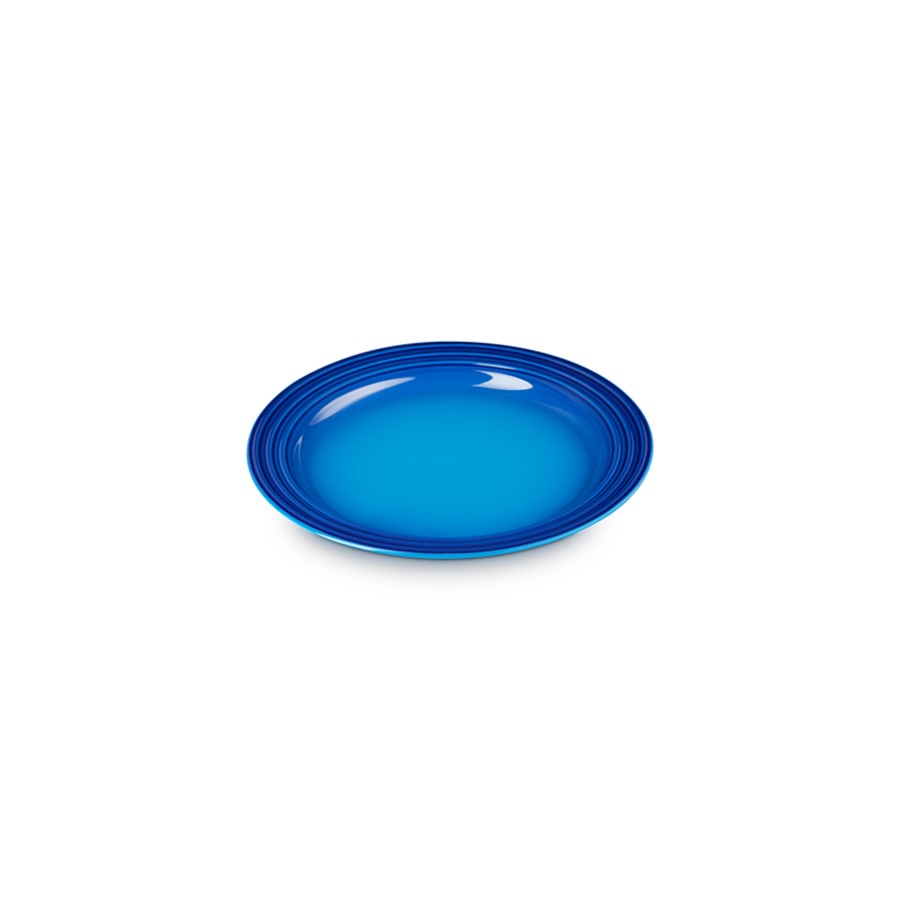 additioanl image for  Le Creuset Salad Plate Azure Blue 22 cm 