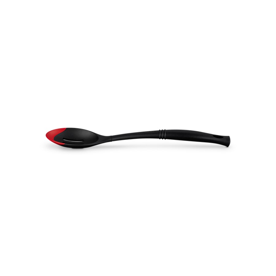 additioanl image for  Le Creuset Edge Sloted Spoon Cerise 34cm 