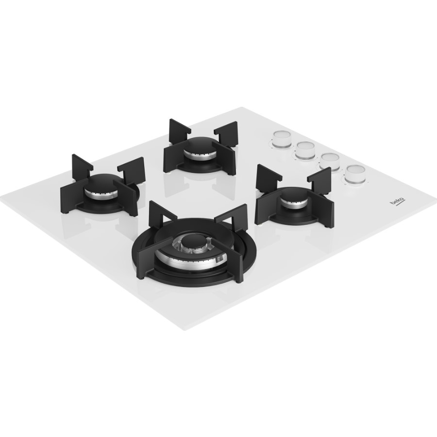 additioanl image for  Beko Hob Gas 4 Burners White 59 cm 