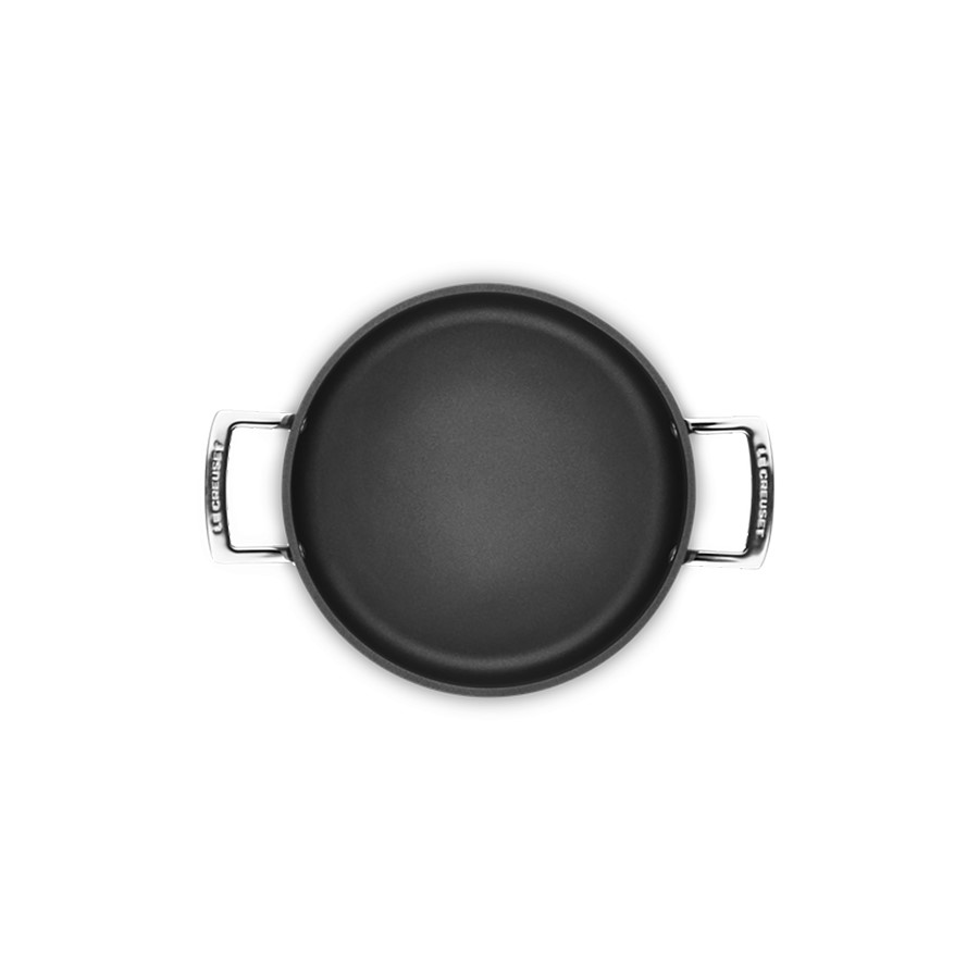 additioanl image for  Le Creuset Sauteuse w/Glass Lid Blk 24cm 