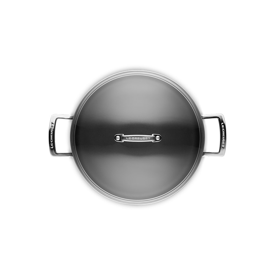 additioanl image for  Le Creuset Sauteuse w/Glass Lid Blk 28cm 