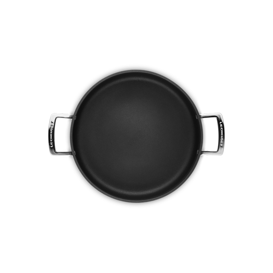 additioanl image for  Le Creuset Sauteuse w/Glass Lid Blk 28cm 