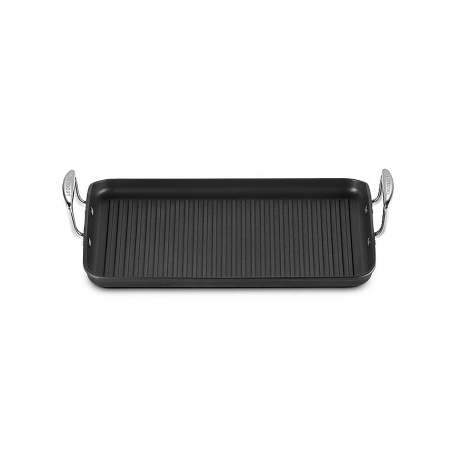 additioanl image for  Le Creuset Rect. Giant Grill Black 35 cm 