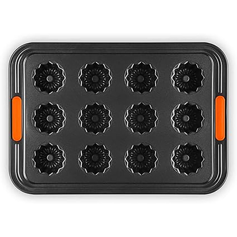 additioanl image for  Le Creuset 12 Cannelé Black Tray 