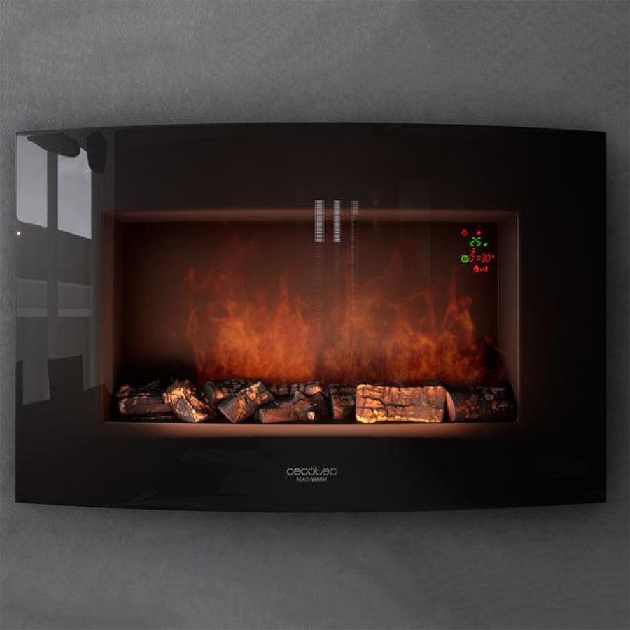 additioanl image for  Cecotec Electric Fireplace Curved Flames 