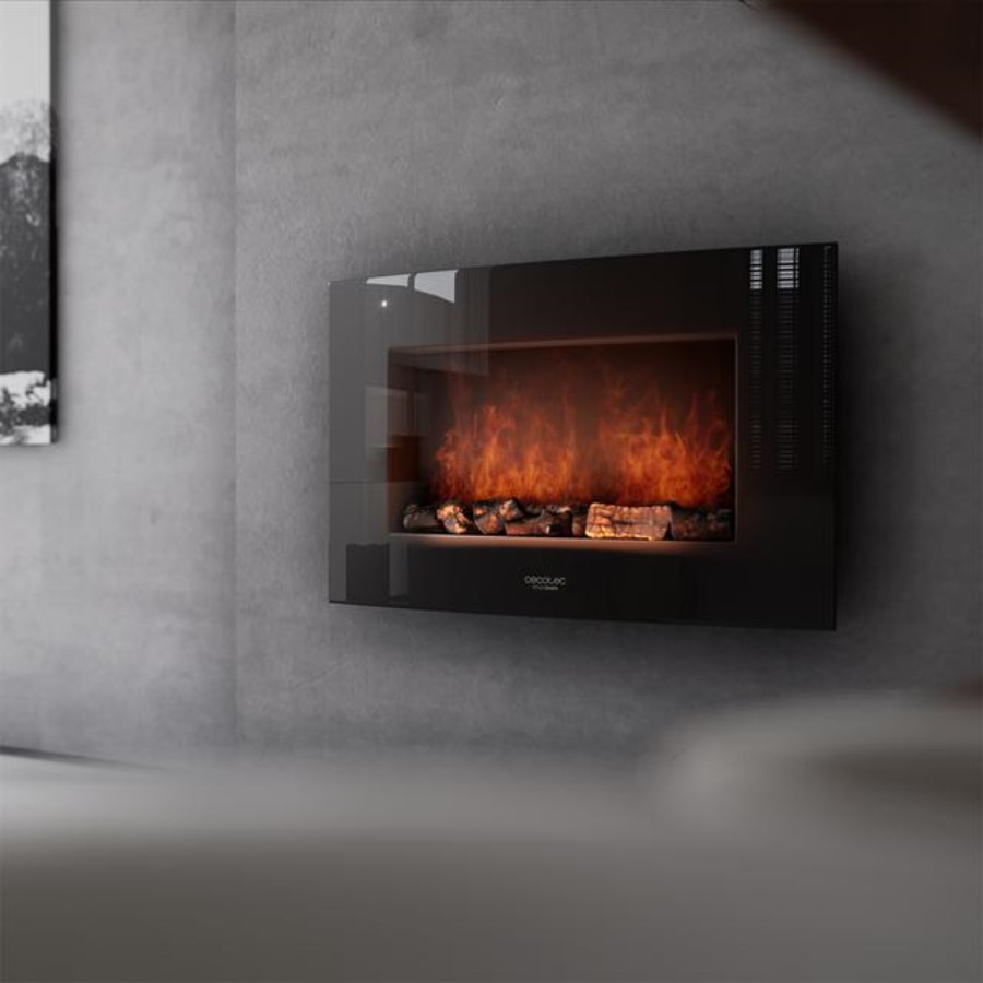 additioanl image for  Cecotec Electric Fireplace Curved Flames 