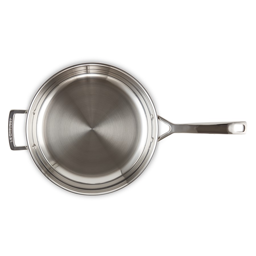 additioanl image for  Le Creuset Rd. Frying Pan 3 Ply S/Steel 