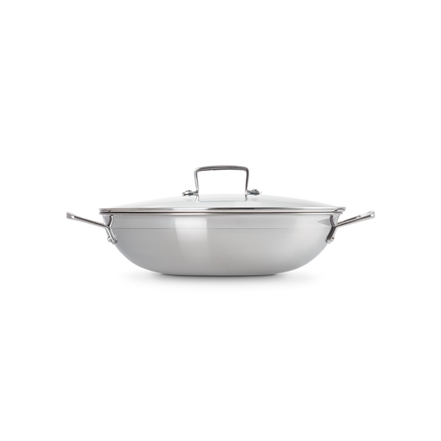additioanl image for  Le Creuset Wok Non-Stick Coating & Glass 