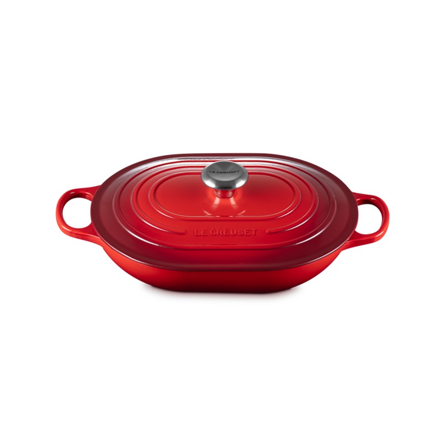 additioanl image for  Le Creuset Oblong Casserole Cerise 31 cm 