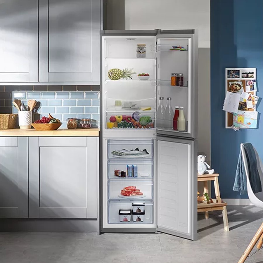 additioanl image for  Beko Fridge Freezer No Frost Inox 270 Lt 