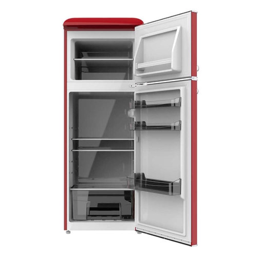 additioanl image for  Cecotec Retro Fridge Bolero Combi Red 