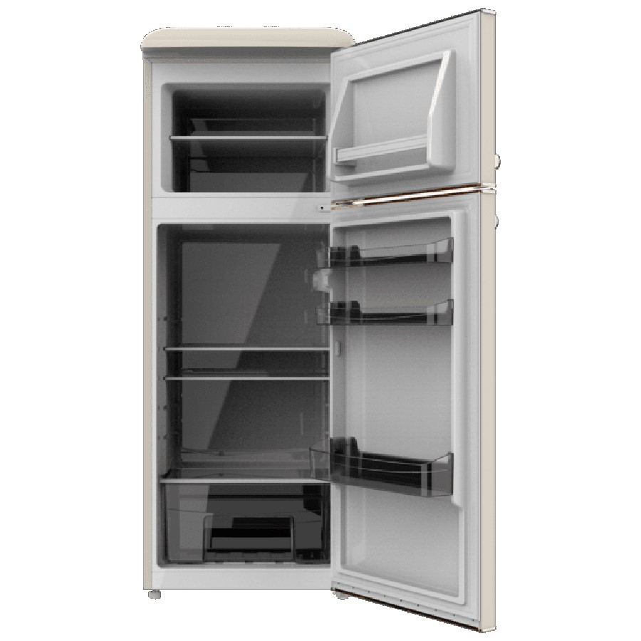 additioanl image for  Cecotec Retro Fridge Combi Beige 215 L 