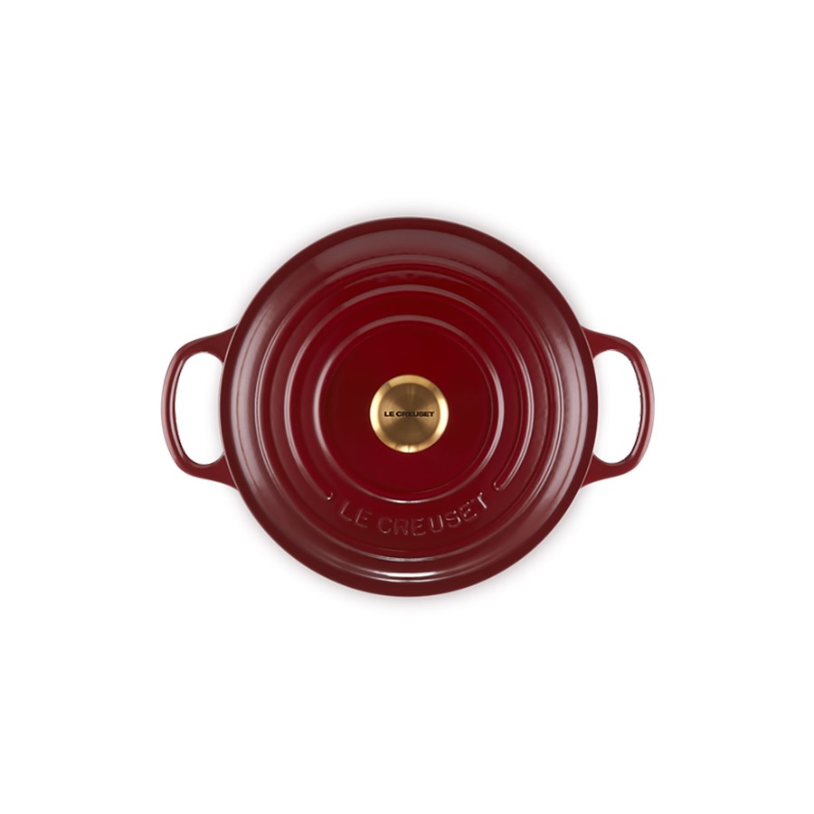 additioanl image for  Le Creuset Round Casserole Garnet 22 cm 