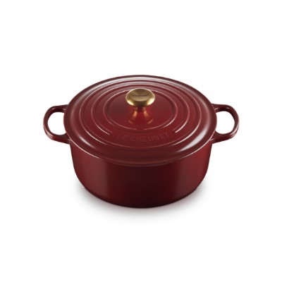 additioanl image for  Le Creuset Round Casserole Garnet 28 cm 