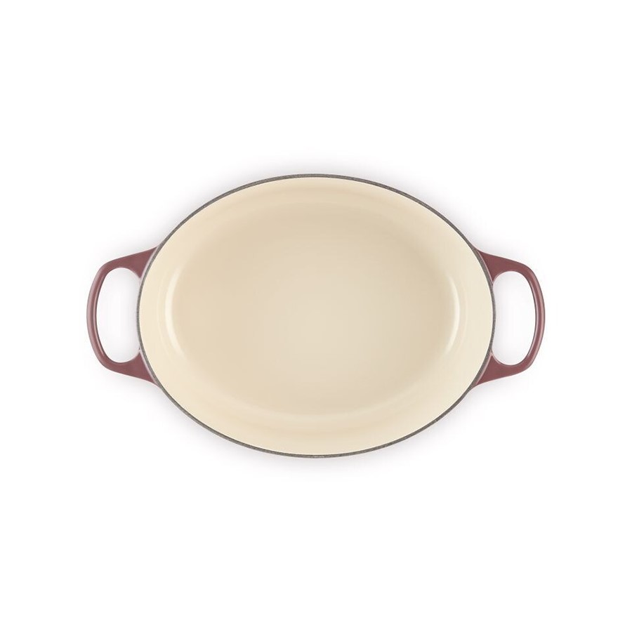 additioanl image for  Le Creuset Oval Cass. Fig Gold Knob 31cm 