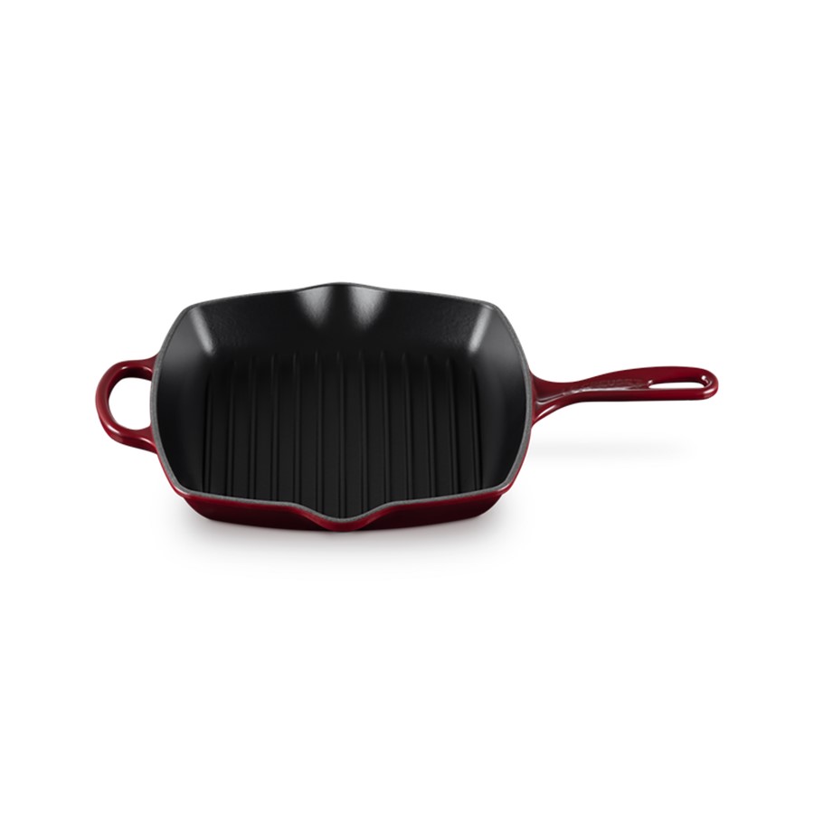 additioanl image for  Le Creuset Sq Skillet Grill Garnet 26 cm 