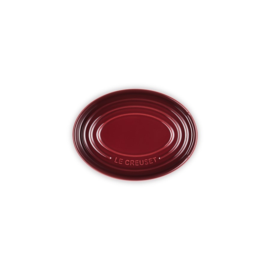 additioanl image for  Le Creuset Oval Spoon Rest Garnet 16 cm 