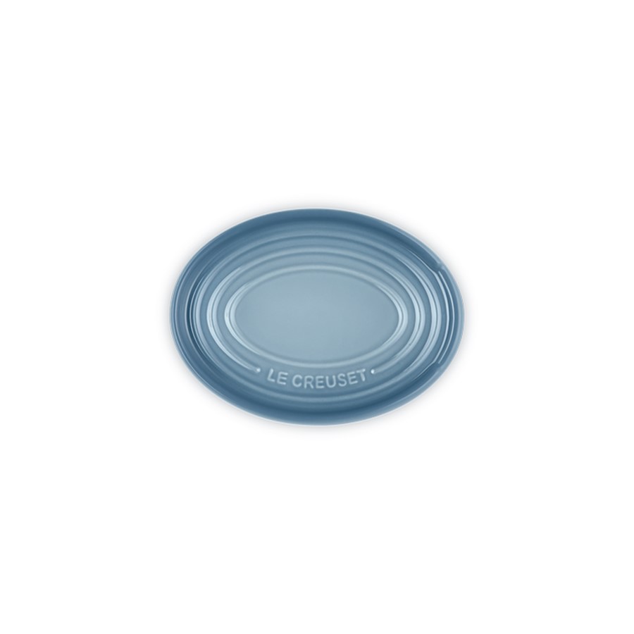 additioanl image for  Le Creuset Oval Spoon Rest Chambray 16cm 