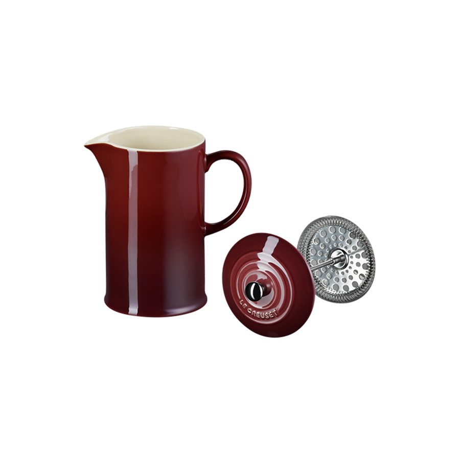 additioanl image for  Le Creuset Coffee Pot & Press Garnet 1L 