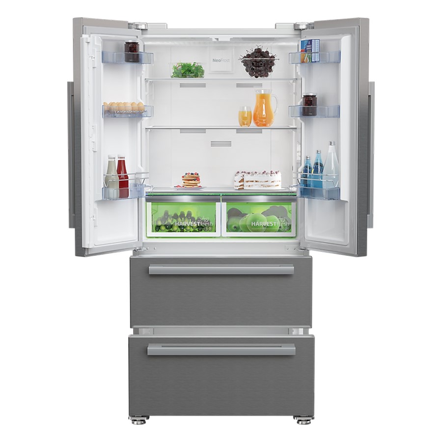 additioanl image for  Beko Fridge French Drawers S/Steel 