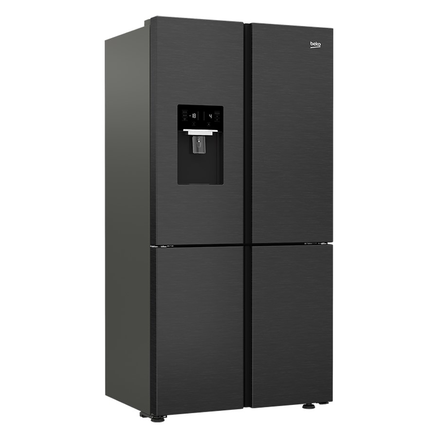 additioanl image for  Beko French Doors With Disp. Black 