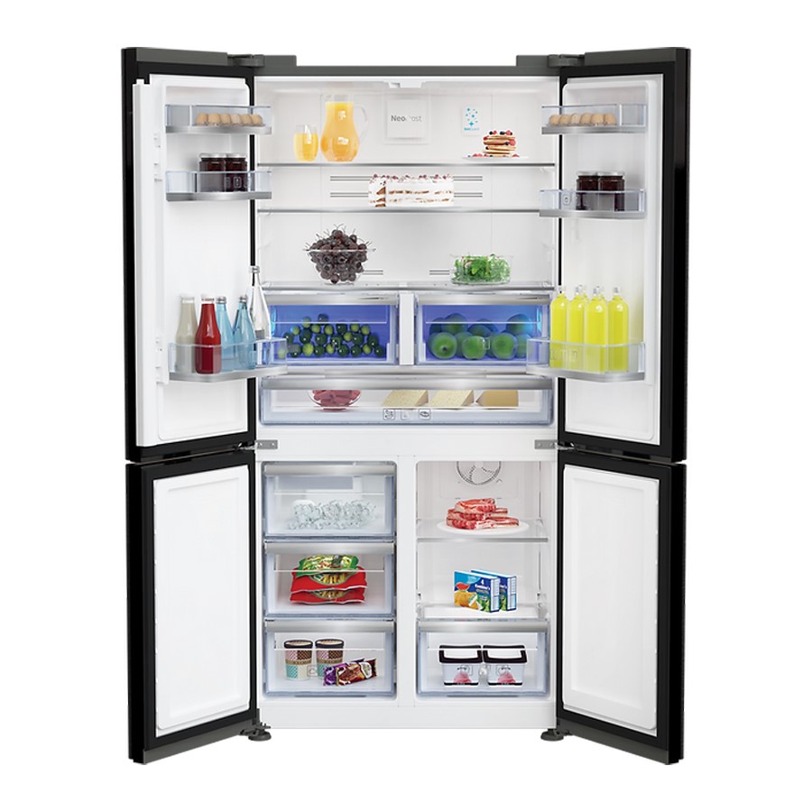 additioanl image for  Beko French Doors With Disp. Black 