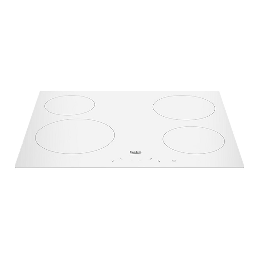 additioanl image for  Beko Hob Ceramic 4 Zone White 
