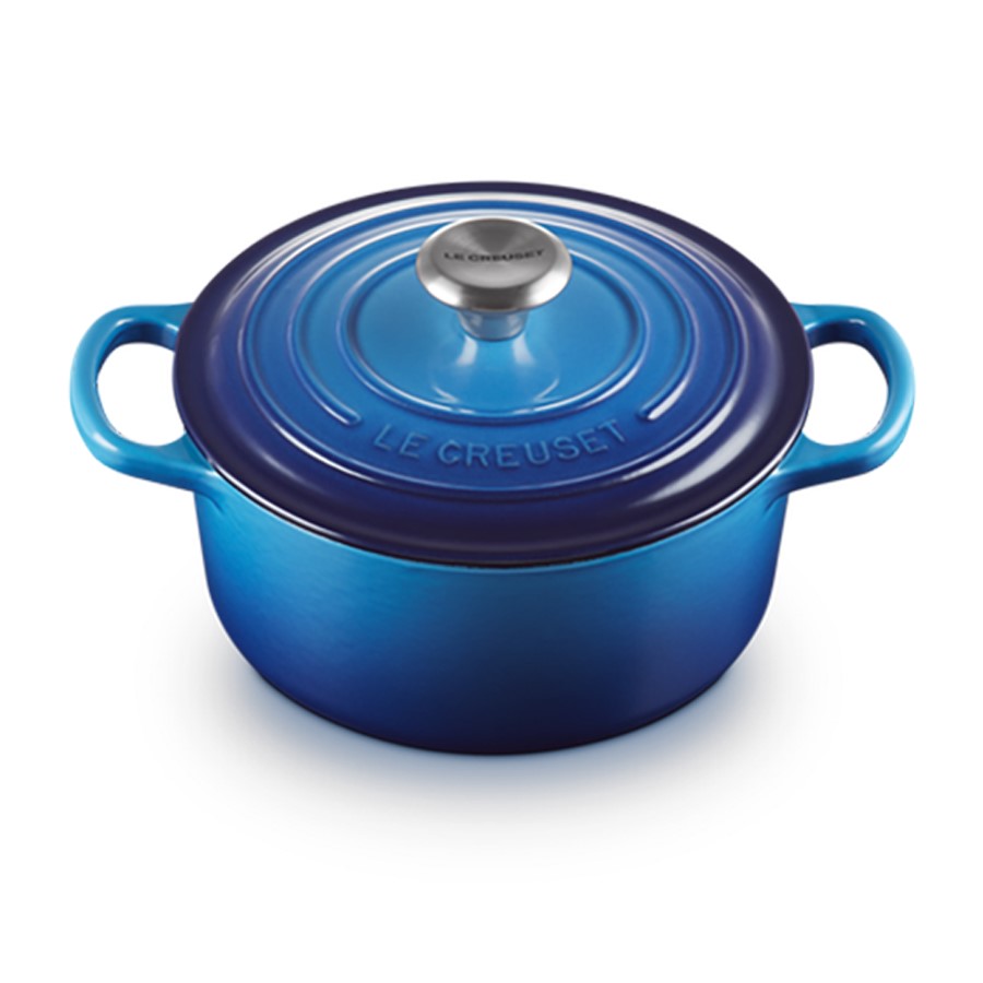 additioanl image for  Le Creuset Round Casserole Az.Blue 18 cm 