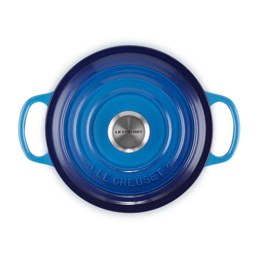 additioanl image for  Le Creuset Round Casserole Az.Blue 18 cm 