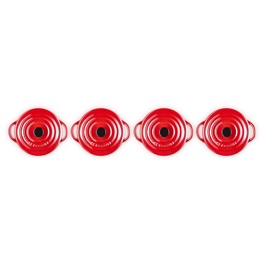 additioanl image for  Le Creuset Rd.4 Mini Cocotte Cerise 10cm 