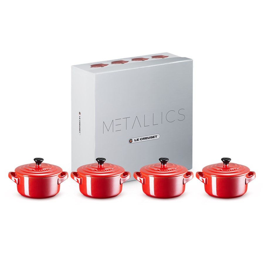 additioanl image for  Le Creuset Rd.4 Mini Cocotte Cerise 10cm 