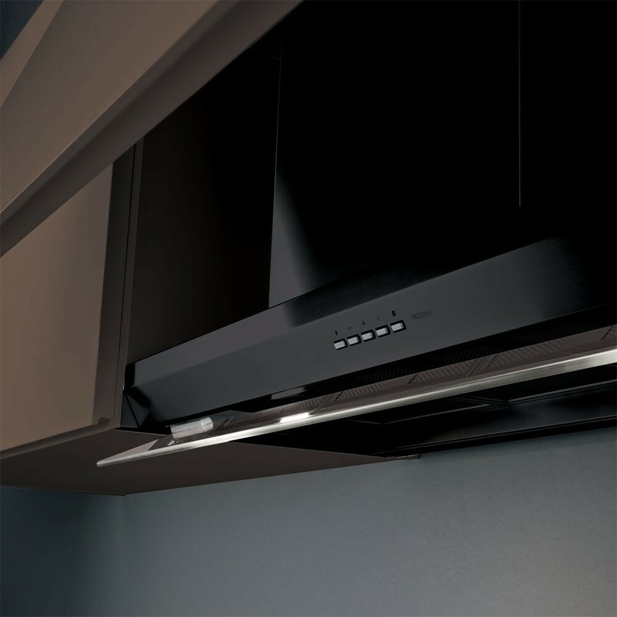 additioanl image for  Falmec Hood Virgola Evolution Black 90cm 