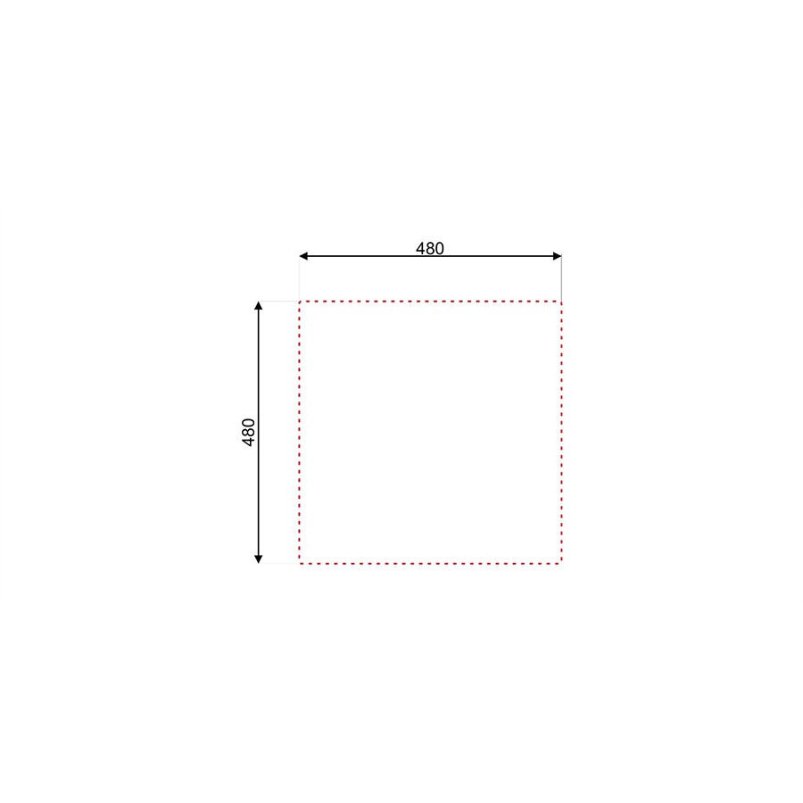 additioanl image for  Asil 1 Bowl Sink 50 x 50.0cms Inset 