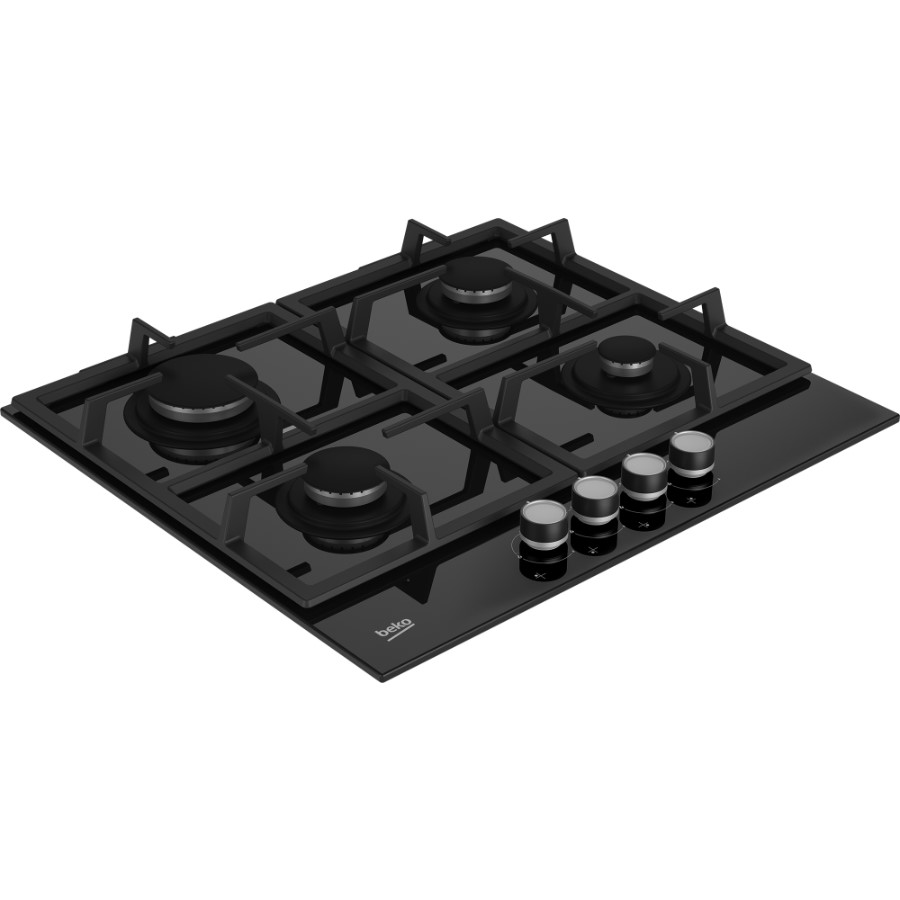 additioanl image for  Beko Hob Gas 4 Burners Black 58.5 cm 