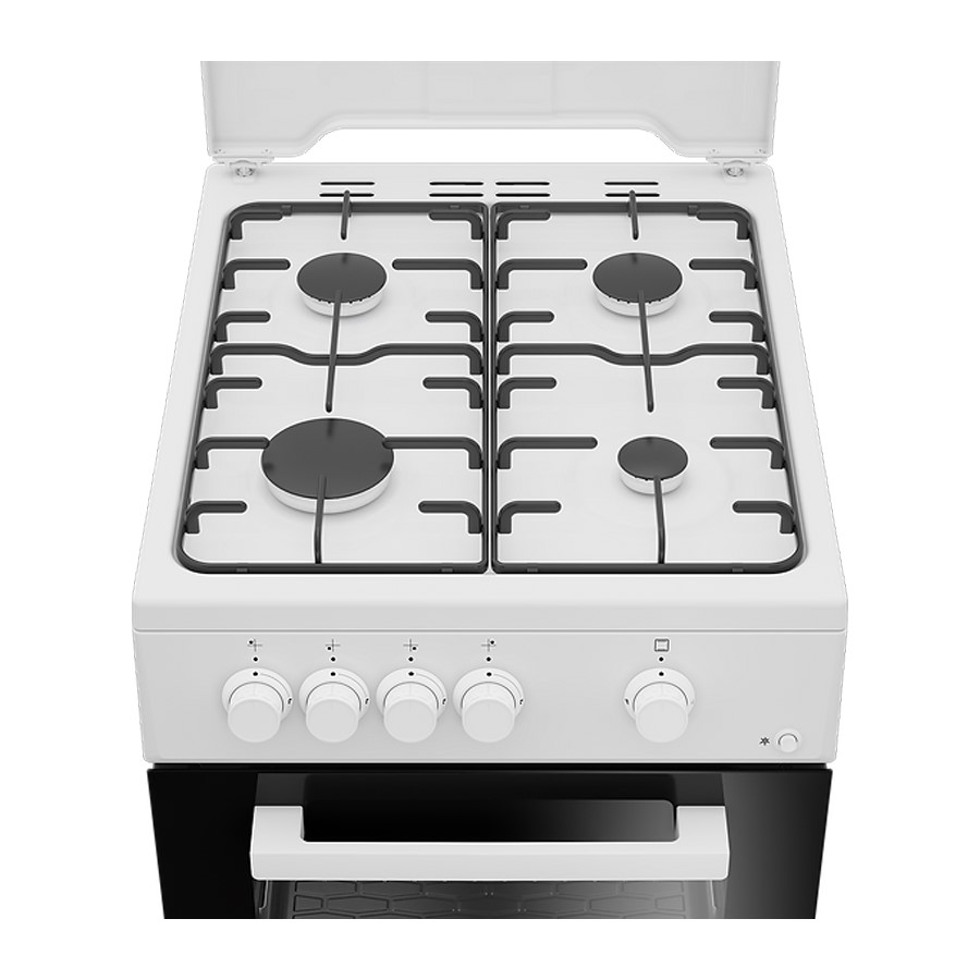 additioanl image for  Beko Cooker Gas White 