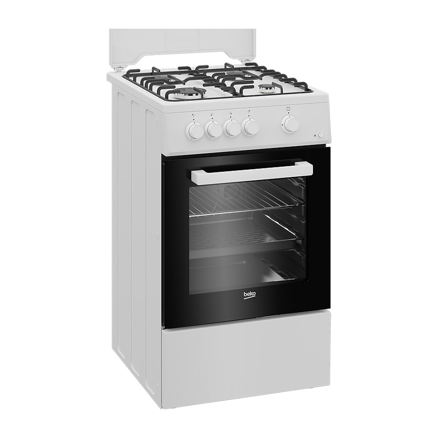 additioanl image for  Beko Cooker Gas White 