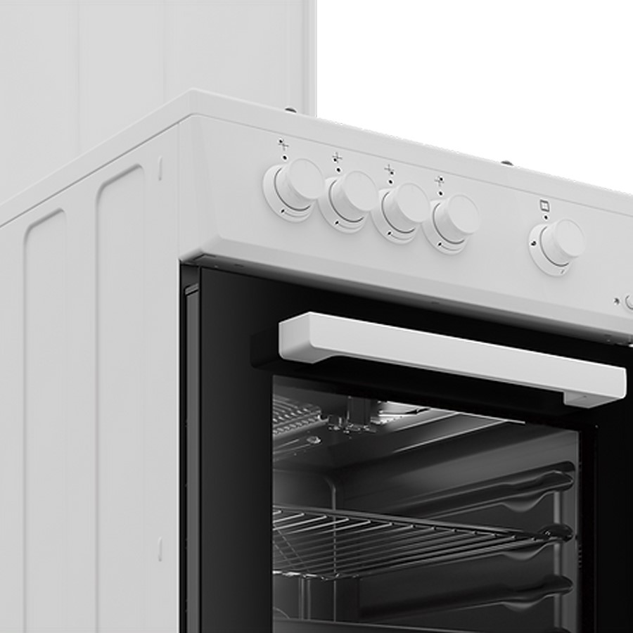 additioanl image for  Beko Cooker Gas White 