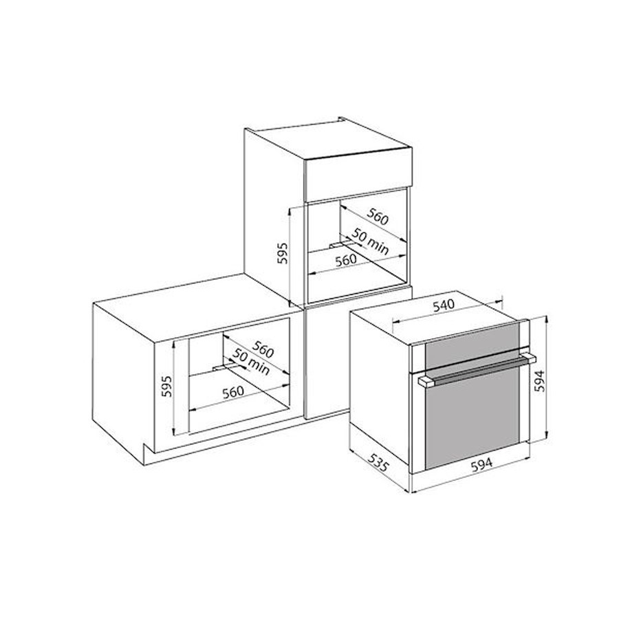 additioanl image for  Foster Oven Series 4001 S/St+Glass 60x60 