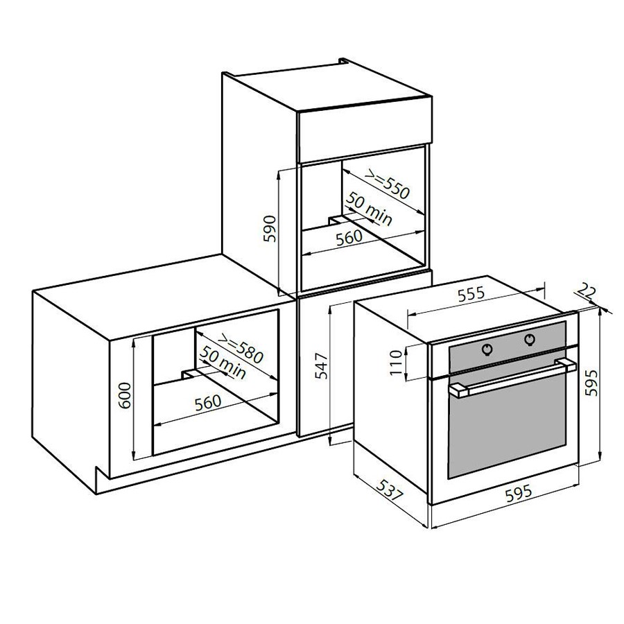 additioanl image for  Foster Oven KE St/St+Glass 60 x 60 cm 