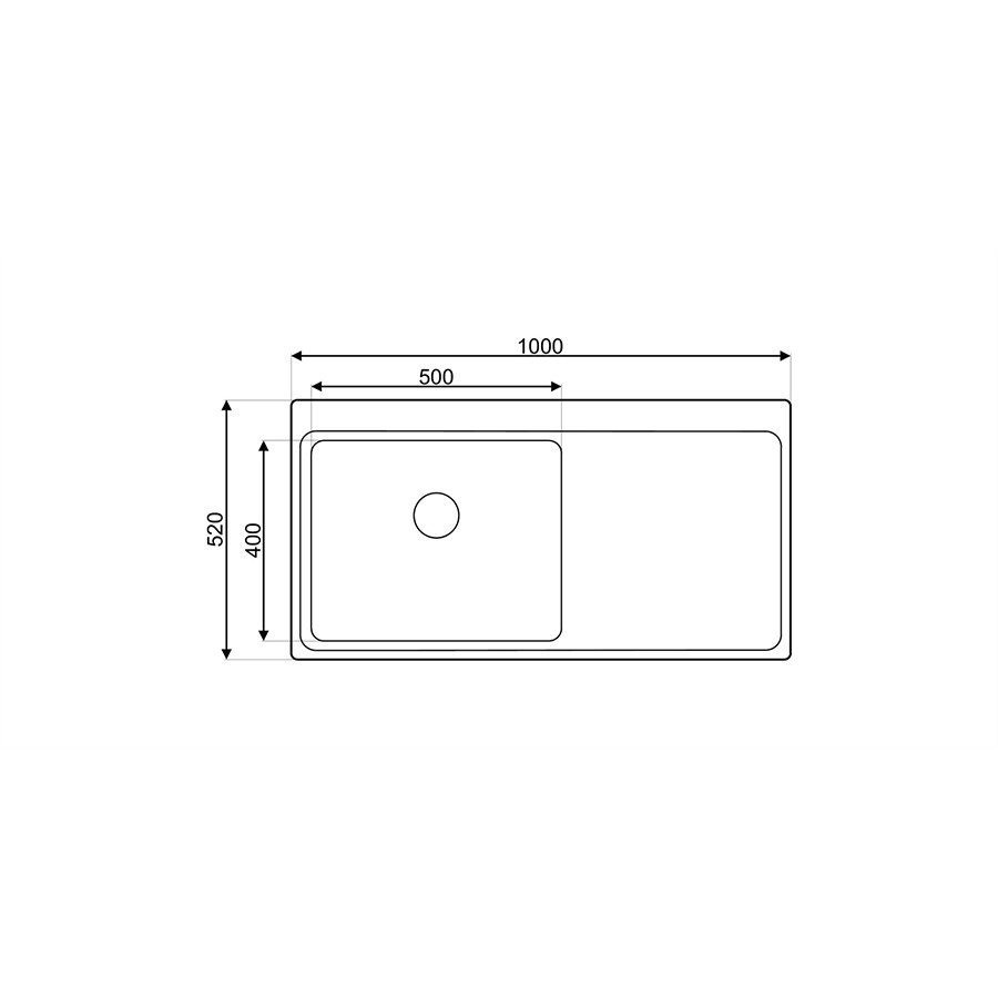 additioanl image for  Asil 1 Bowl S/Stl Flushmount 52 x 100 cm 