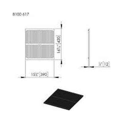 additioanl image for  Foster Black Composit Grid (Accessory) 