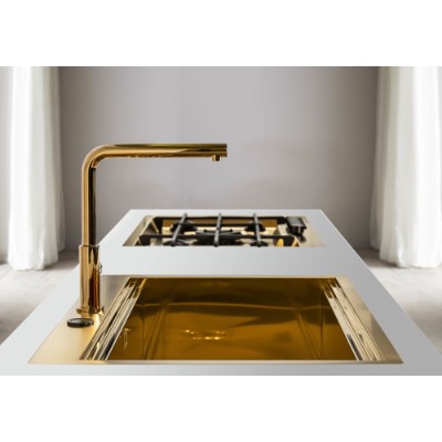additioanl image for  Foster Sink Milanello Gold 81 x 52 cm 