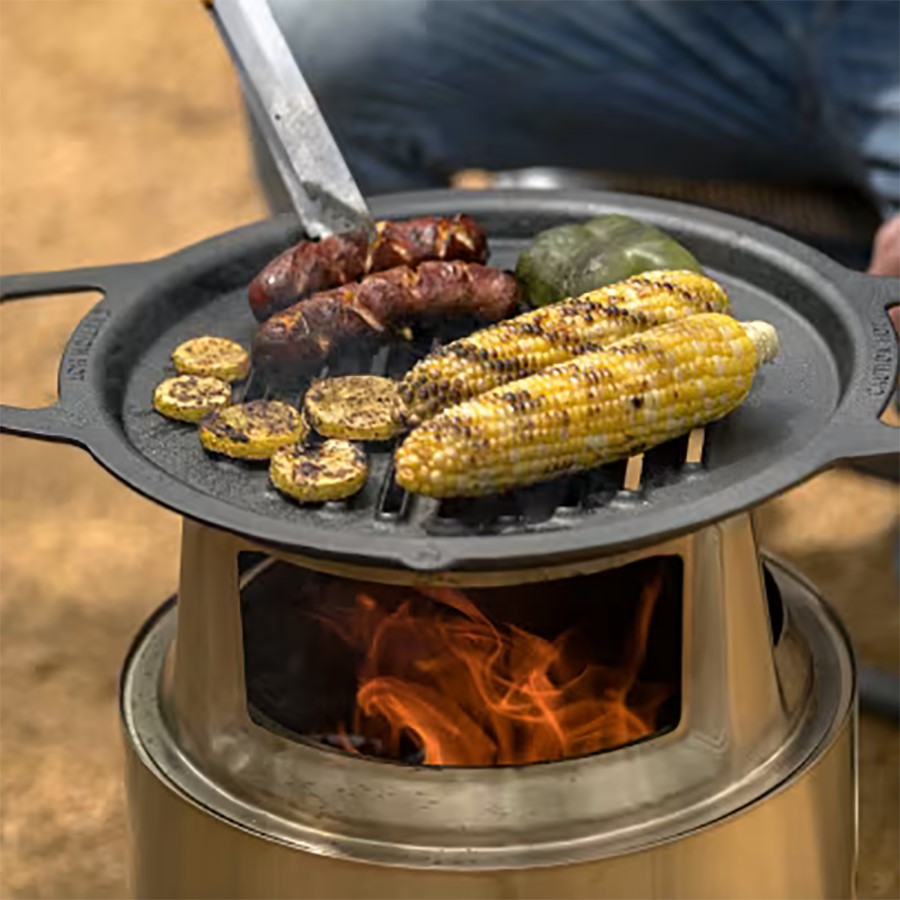 additioanl image for  Solostove Bonfire+Yukon Cast(I)Grill Top 