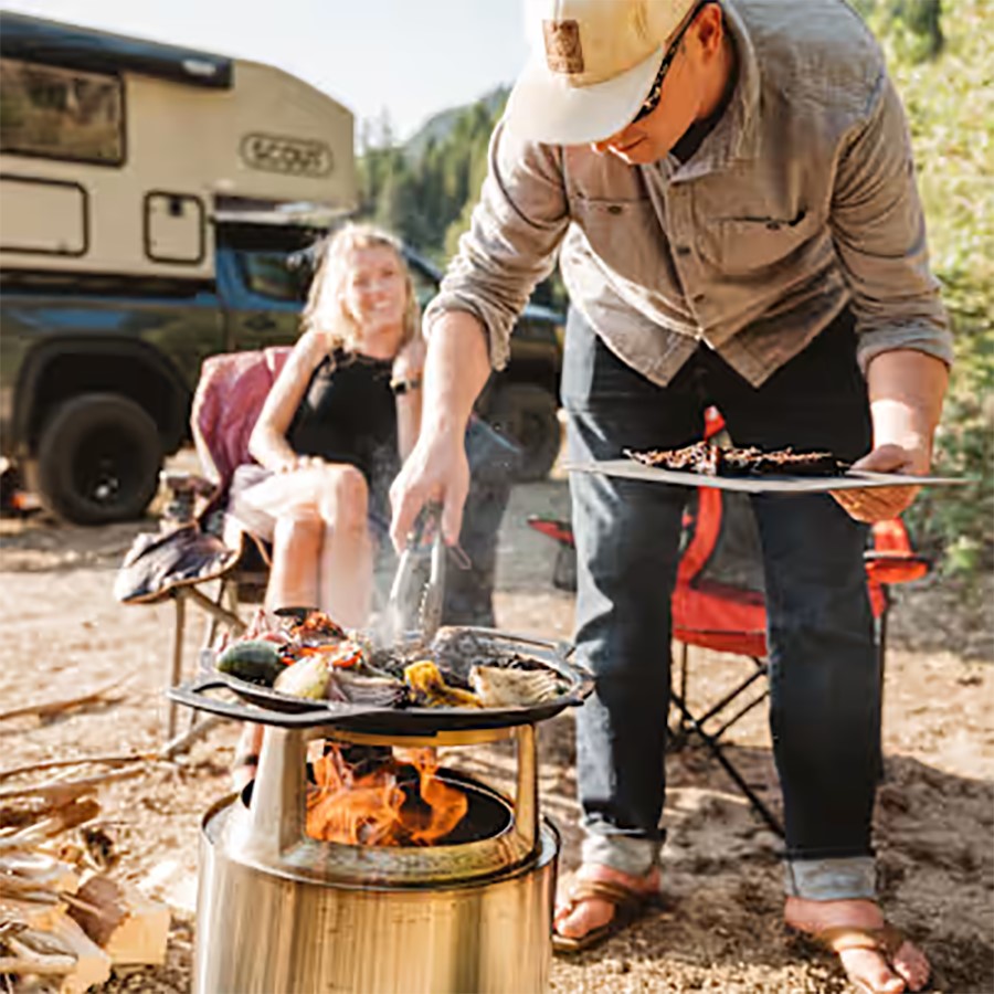 additioanl image for  Solostove Ranger Cast(I) Grill Top+Adptr 