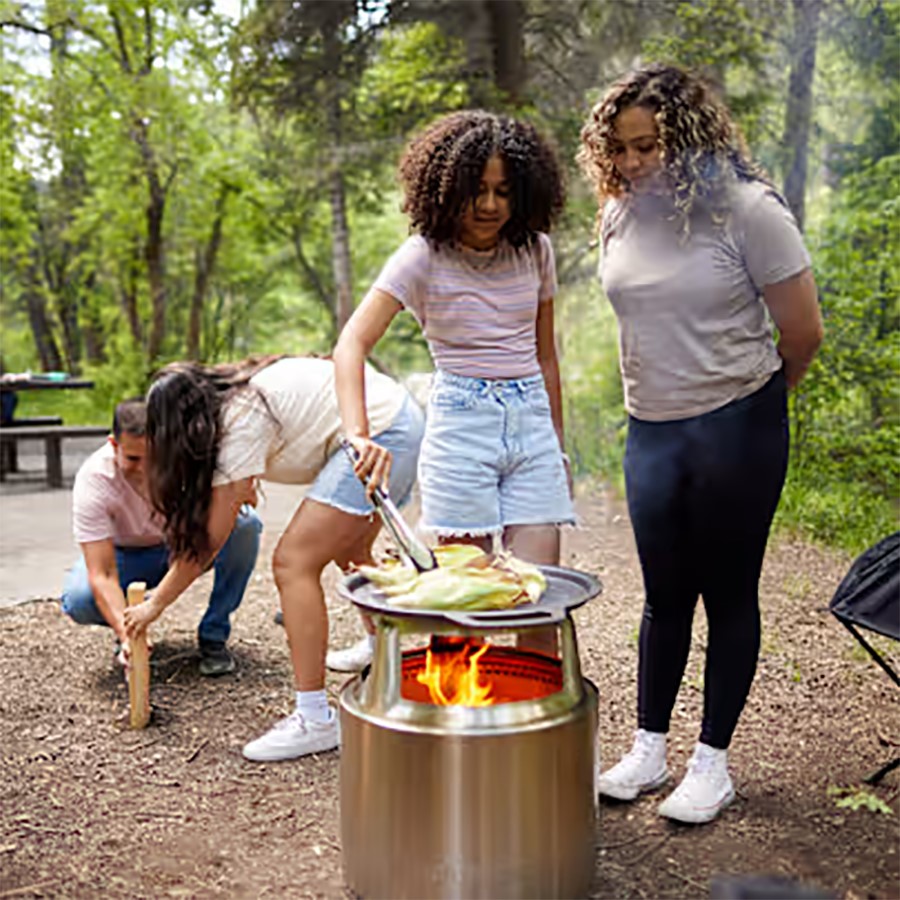 additioanl image for  Solostove Bonfire Cast(I)Grill Top+Adapt 