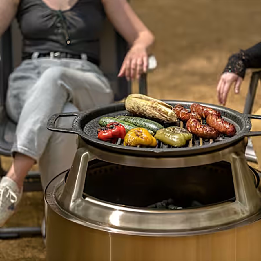 additioanl image for  Solostove Yukon Cast(I) Grill Top+Adaptr 