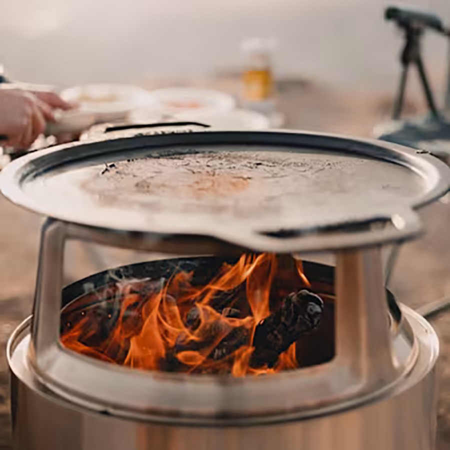 additioanl image for  Solostove Ranger Cast Iron Griddle Top 