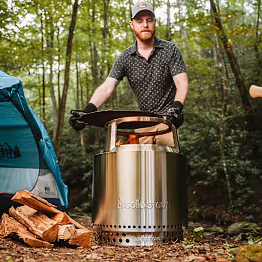 additioanl image for  Solostove Bonfire Cast(I)Griddle Top+Hub 